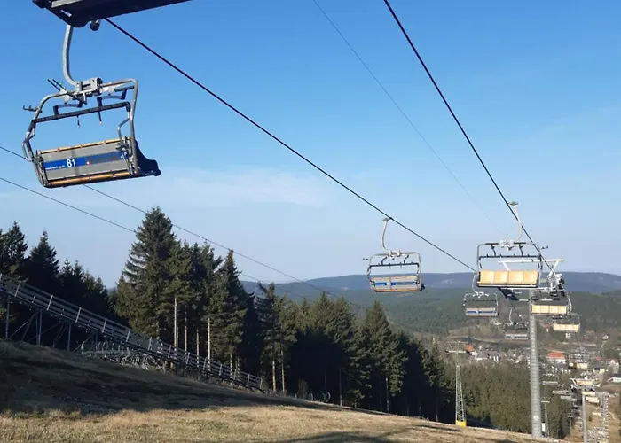 Kaminfeuer Hahnenklee - Ausblick Bis Zur Stabkirche