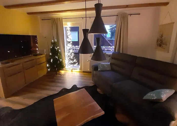 Kaminfeuer Hahnenklee - Ausblick Bis Zur Stabkirche Apartman